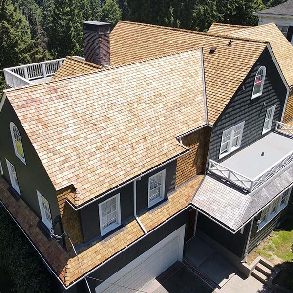 newly installed roof