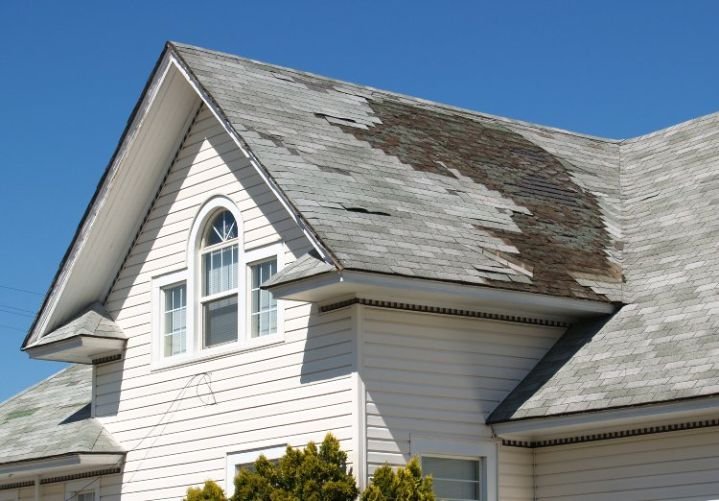 Damaged Roof with Missing Shingles by Cedartech Roofing, Inc. in Portland, OR